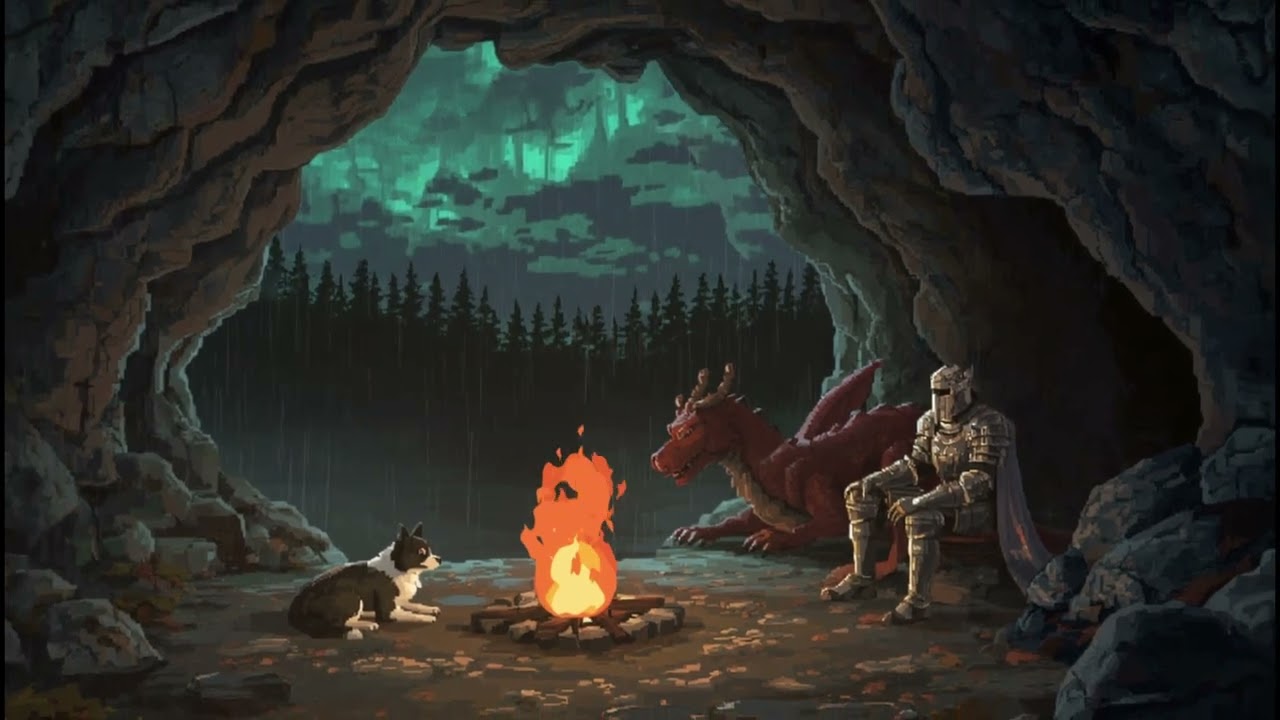 Rainy Night Ambience for Sleep, Study, and relaxing. 🌧️