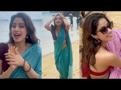 Janhvi Kapoor Enjoying During Chuttamalle Song Shoot | Devara | Jr NTR | Manastars