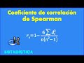 Coeficiente de Correlación de Spearman