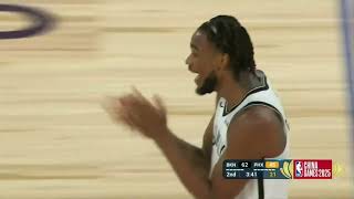 Michael Porter Jr. with the up-and-under and then the alley-oop lob for Nic Claxton for the dunk