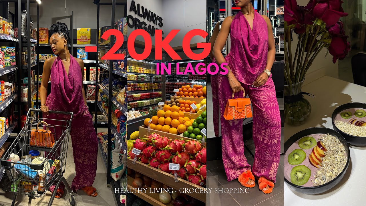 ЖИЗНЬ ПОСЛЕ ПОХУДЕНИЯ — Пойдем за продуктами в Лагосе 🍓🥦🧈🇳🇬