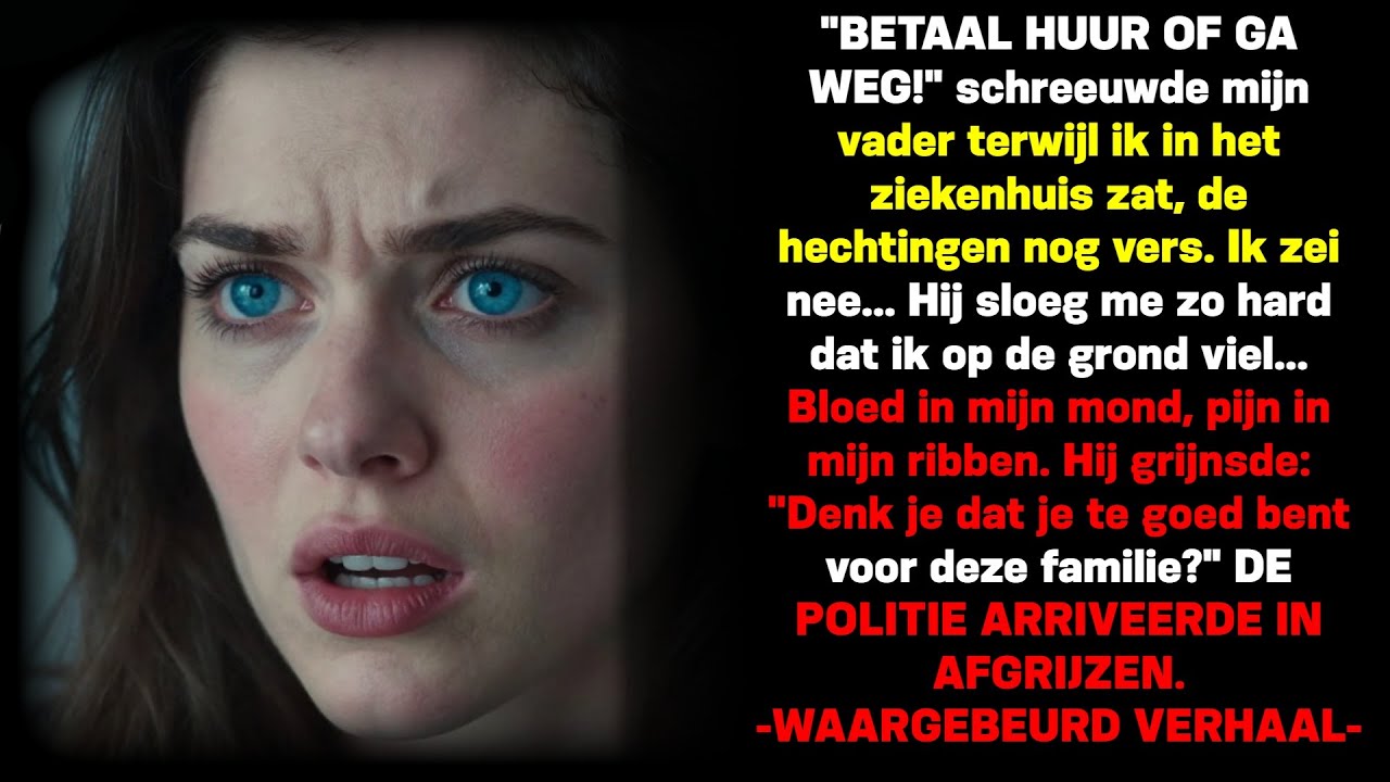 “Betaal de huur of ga weg.” Die woorden kwamen uit de mond van mijn vader, terwijl ik met verse hechtingen en gebroken ribben in een ziekenhuisbed lag, slechts drie dagen na een ongeluk waarbij...