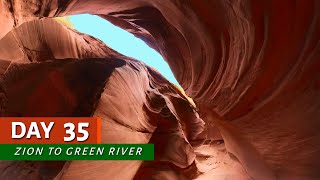 DAY 35: Little Wild Horse Slot Canyon | Zion to Green River Hike VLOG