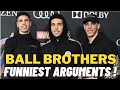 BALL BROTHERS FUNNIEST FIGHTS AND ARGUMENTS! LAMELO, LONZO AND LIANGELO BALL FUNNY MOMENTS!