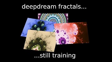 fractals + deepdream.. Still training