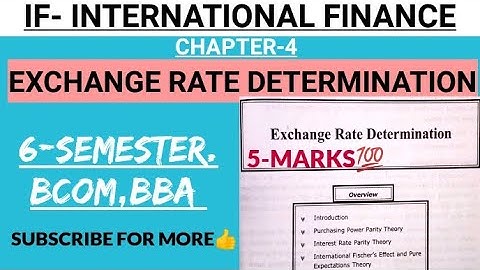 IF- International Finance | CHP-3 | imp concept notes | 2 & 5-marks expected | Bcom,bba | 6-sem.