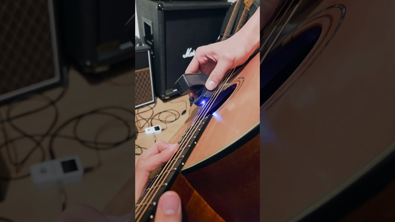 EBow on Acoustic Guitar