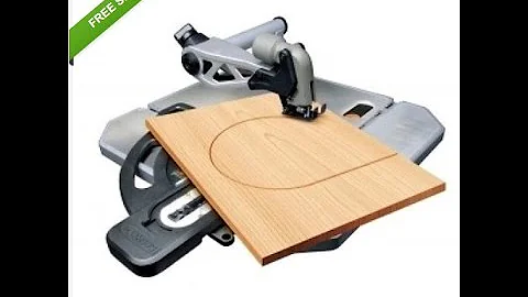 DIY wood circles & $3 Lazy Susan with a Rockwell B...