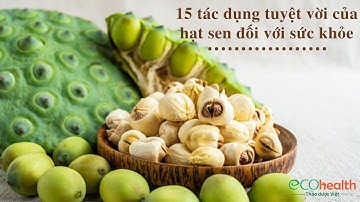 15 tác dụng tuyệt vời của hạt sen đối với sức khỏe