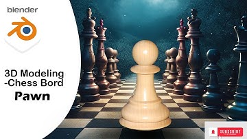 "Blender Tutorial: How to Make a Chess Pawn" 2025