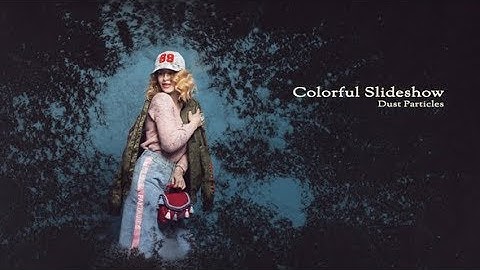 After Effects Template: Colorful Slideshow - Dust Particles