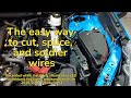 Easy way to cut | splice | soldier wires | 2019 RAV4 | So EASY! ANYONE CAN DO IT!