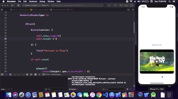 WhatsApp Picture in Picture Mode Using SwiftUI - Picture - in - Picture Mode Video Player In SwiftUI