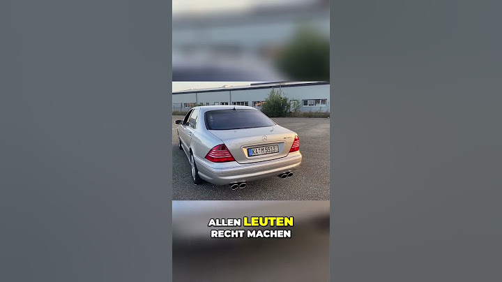 Neid wegen 20 Jahre alter S Klasse? #w220 #v12