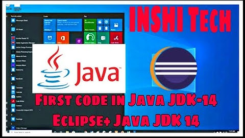 First Java Code Eclipse+Java JDK 14