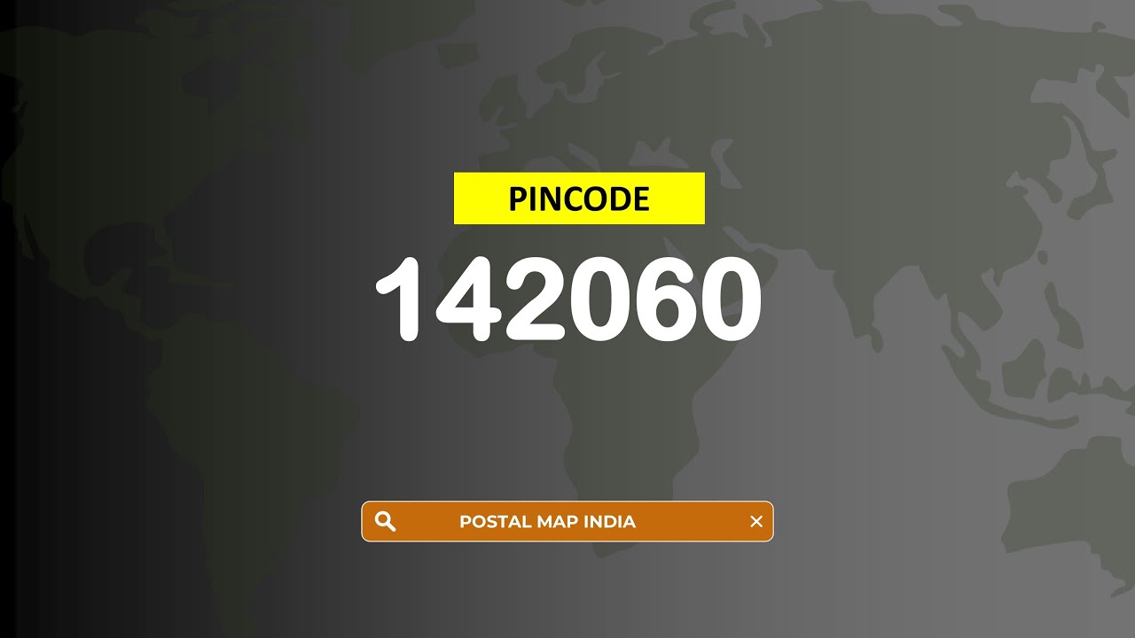 Pincode 142060 - Kabbar Wacha, Gill, Mudki, Loham & More - YouTube