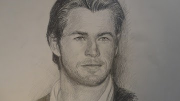 CHRIS HEMSWORTH Portrait Drawing