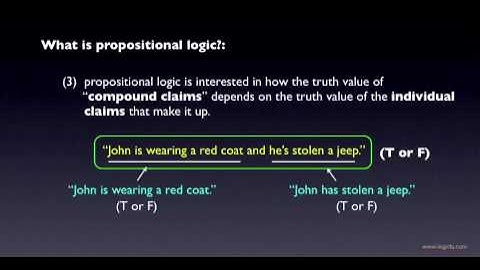 Propositional Logic: Introduction