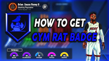 HOW TO GET GYM RAT BADGE IN NBA 2K20! PERMANENT PHYSICAL STATS UPGRADE!!