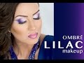 TUTORIAL | OMBRÉ MAKEUP in LILAC tones with PENCIL TECHNIQUE | with Emese Backai makeup trainer