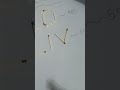 roman numbers from match stick