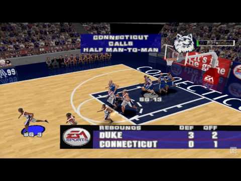 NCAA March Madness 99 PS1 Gameplay HD