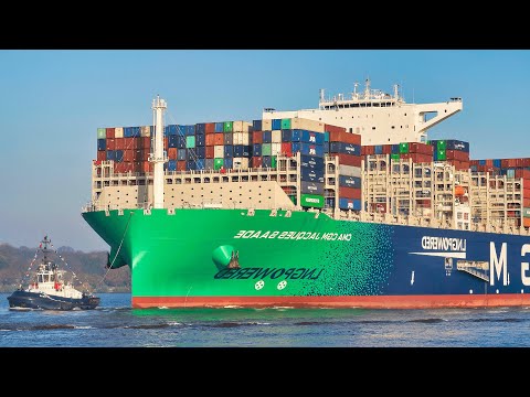 World's Largest LNG powered Container Ship CMA CGM Jacques Saade