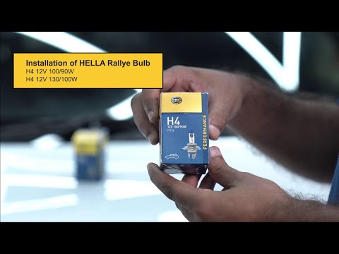 How to install HELLA Rallye Bulbs?