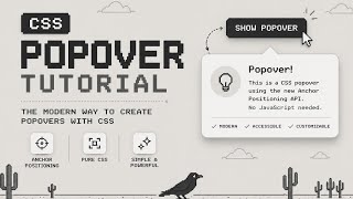 🚀 Master CSS Popovers — The Modern Way (No JavaScript!)