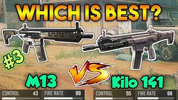 Call of Duty Mobile : new  Kilo 141 vs M13 | part -3 | (which is best gun?) | AssaultRifle #21 |