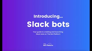 How to connect, build and broadcast from a Slack bot