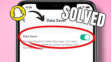 HOW TO ENABLE DATA SAVER ON SNAPCHAT