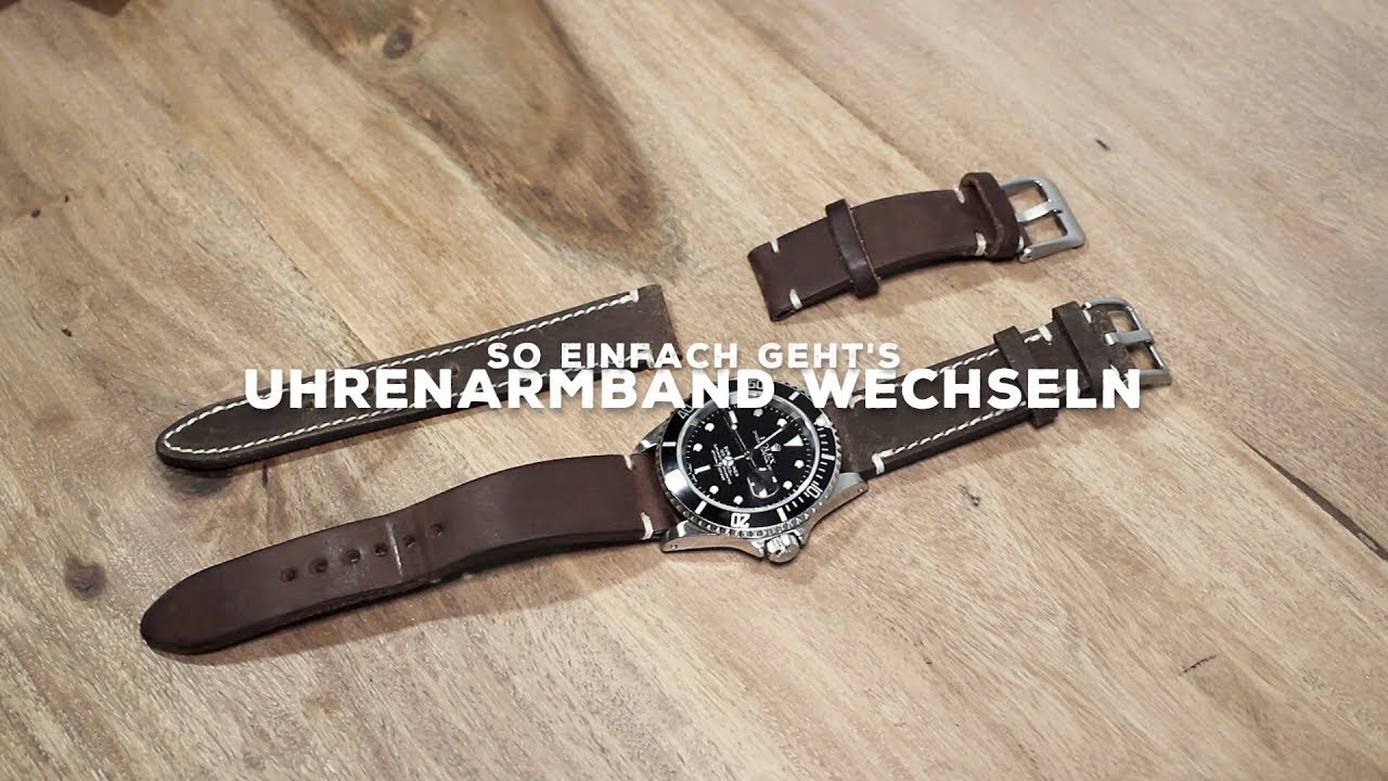 uhrenarmband wechseln ohne werkzeugbau