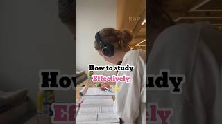 How to Study Effectively ?✨ selfcare study viral trendingshorts shorts  selfimprovement