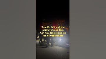 Máy đóng cọc tôn sóng hộ lan