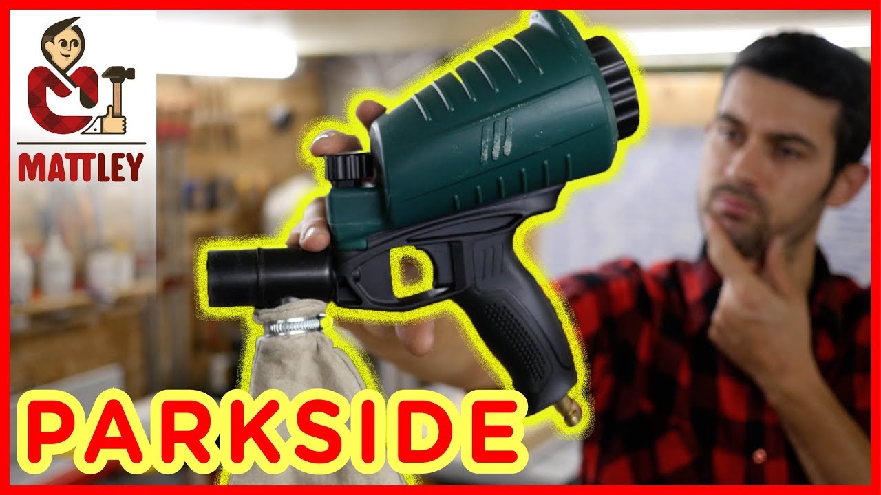 🔥FAI DA TE : Pistola sabbiatrice Parkside PDSP 1000 B2 - LASCIALA PERDERE  