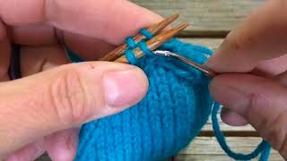 Kitchener Stitch without 