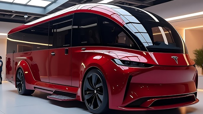Elon Musk Unveils a Futuristic Electric RV | Tesla Motor Home Review - YouTube