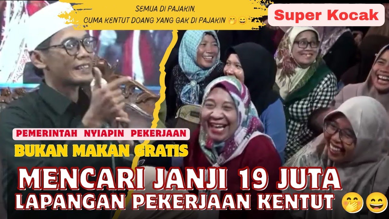 USTADZ TILE SUPER KOCAK | MENCARI 19 JT LAPANGAN PEKERJAAN 🤭😄