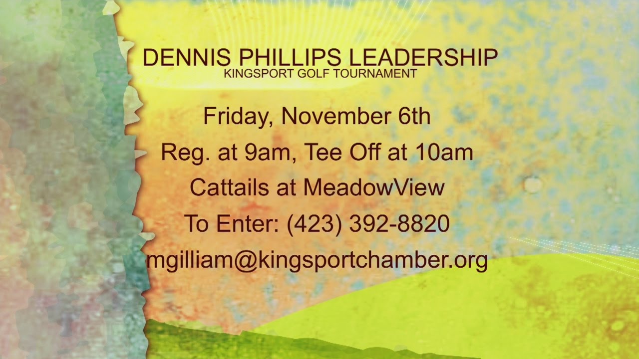 Dennis Phillips Leadership Kingsport Golf Tournament YouTube