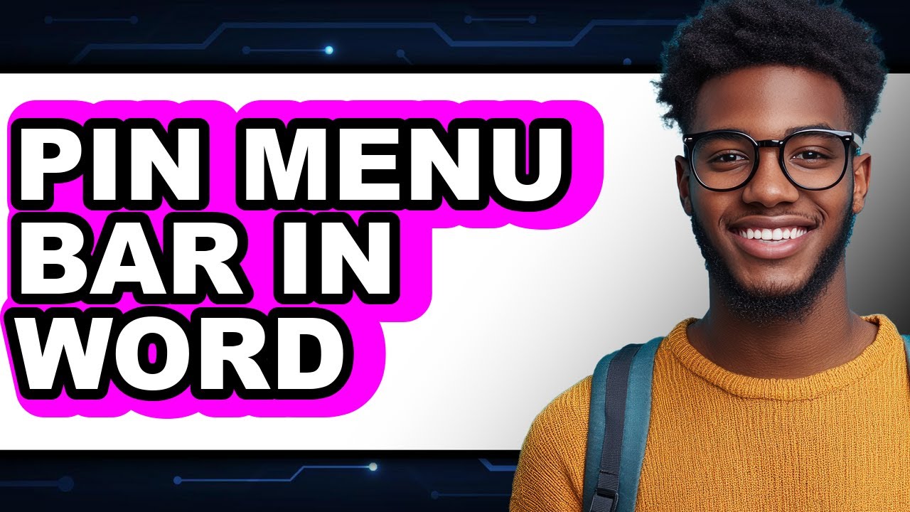 Pin Button Menu How to Pin Menu Bar in Word - Step by Step - YouTube