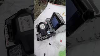 underground fiber  cable splicing #internet #broadband #gigafiber #highspeedinterbet #fiber