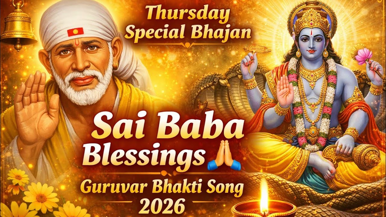 “Thursday Special Bhajan”“Sai Baba Blessings 🙏”“Guruvar Bhakti Song 2026”