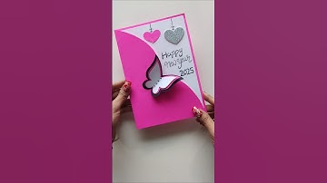 BEST Happy New Year Greeting Card for 2025! #happynewyear #diy #greetingcard