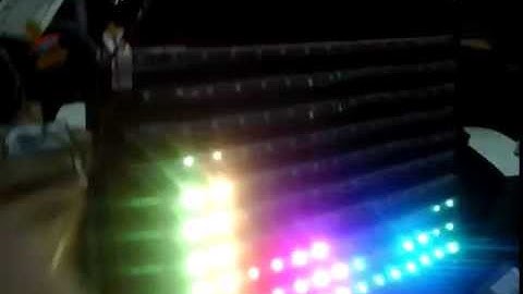 Аудио спектроанализатор на RGB-ленте WS2812