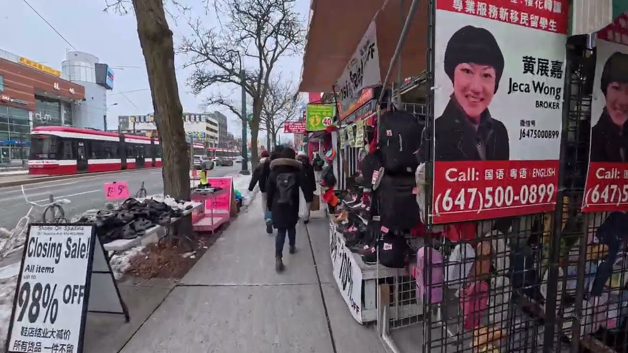 Toronto ChinaTown to Yonge-Bloor New Year Eve 2025 / Insta360 Go Ultra