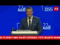 LIVE | 'Threat China Poses...': Hegseth’s Grave WARNING To Beijing On Taiwan; Urges To Boost Defence