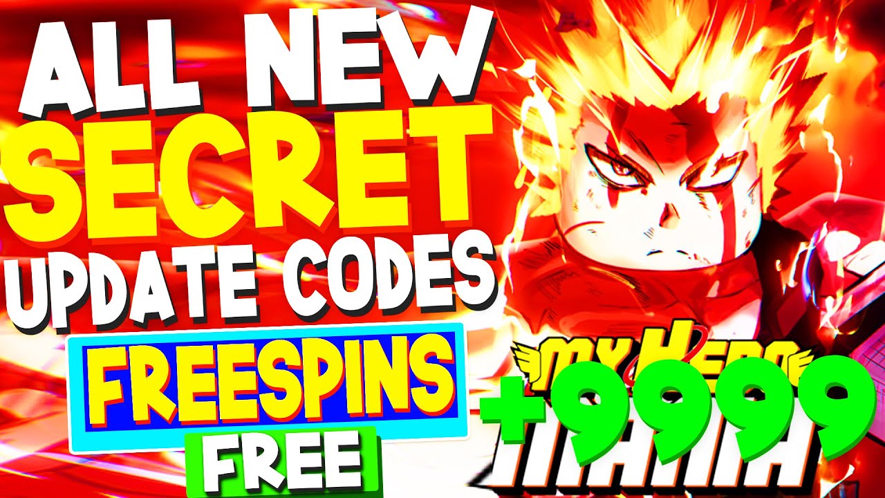 ALL NEW *FREE SPINS* UPDATE CODES in MY HERO MANIA CODES (Roblox