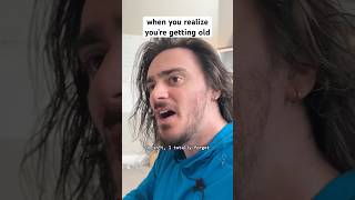 when you realize you’re getting old #shorts #comedy #funny