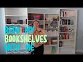 organize my new bookshelves with me | bookshelf reorganization